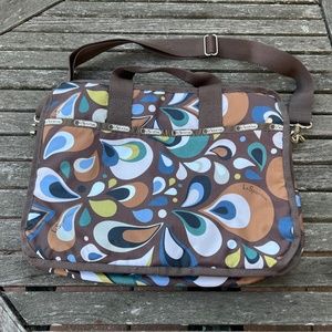 Le Sportsac Multi-Color Pattern Nylon Travel Bag